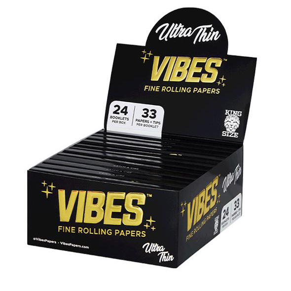 Ultra-thin rolling paper by Vibes